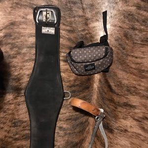 Soft touch roping western saddle cinch